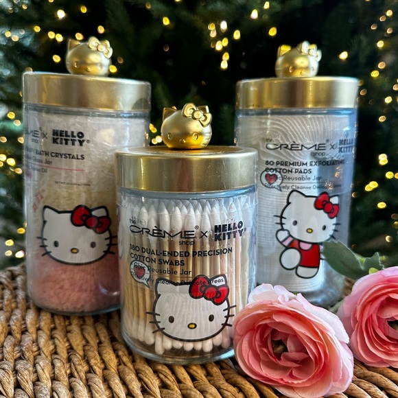 Hello Kitty | Bath & Body | Hello Kitty X Creme Shop Glass Jars ...